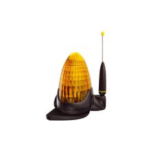 Сигнальная оранжевая лампа для ворот и шлагбаумов NICE LUCY 24 В. с антенной