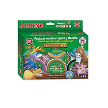 Alpino пасты для лепки Волшебное тесто 6 цветов х 40 гр Динозавры Alpino (Альпино)