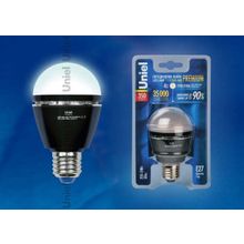 Лампа LED-A60-4W WW E27 350Lm Black