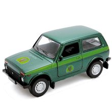 WELLY Welly 42386FC Велли Модель машины 1:34-39 LADA 4x4 ЛЕСООХРАНА 42386FC