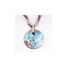 Подвеска из муранского стекла на бисере Ат. 401024, диаметр 5 см