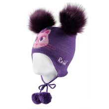 Reike Шапка для девочки Reike Pretty cat purple RKN1718-1 PRC purple