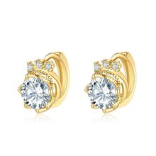 Серьги с позолотой, Swarovski Crystal Shik (арт. 74631-89)