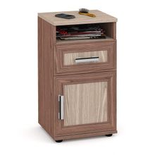 Мебельный Двор Тумба для обуви С-МД-П1 цвет ясень шимо тёмный ясень шимо светлый ID - 289882