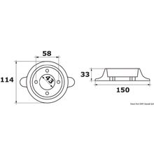 Osculati Leg collar Ø 114 mm, 43.750.03