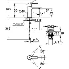 Смеситель Grohe Lineare New для раковины, 23791001