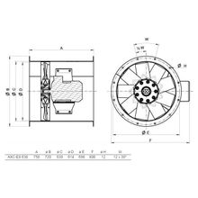 Systemair AXC-EX 630-9 20°-2