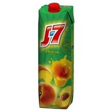 Безалкогольный напиток J7 персик, 0.970 л., 0.0%, безалкогольный, пачка, 12