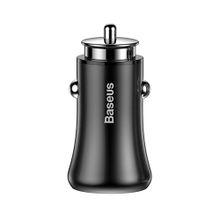 Baseus Автомобильное зарядное устройство Baseus Gentleman Smart Car Charger 2 USB 4.8A black