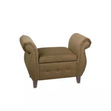 Мебельстория Банкетка Серра-2 Коричневый велюр ID - 305560