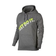 Толстовка спортивная NIKE CLUB HOODY-JDI 684934-063, р. 40-42 (XS), серый, женский