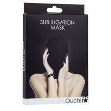 Закрытая черная маска на лицо Subjugation (56486)