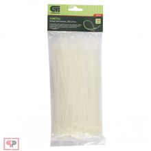 СИБРТЕХ Хомуты, 200 x 4,8 мм, пластиковые, белые, 100 шт Сибртех