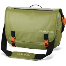Мужская сумка-мессенджер Dakine Messenger 15L Tai Taiga цвет зеленовато-бежевый с внутренними карманами-органайзерами