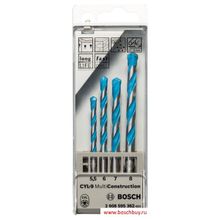 Bosch 4 Сверла 5, 6, 7, 8 мм Bosch Multi Construction (2608595362 , 2.608.595.362)