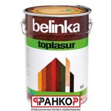 Лазурное покрытие для защиты древесины "Belinka Toplasur" Бесцветная (№12) .10л.   51512