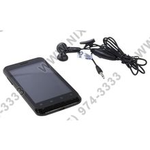 ZTE V807 Black (1 ГГц,512MbRAM, 4 800x480, GPS+WiFi, 4Gb+4Gb microSD, BT4.0, FM, видео, Andr4.1)