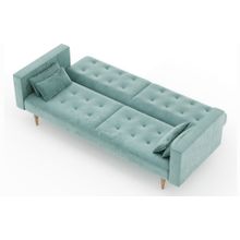 Алмаз. Любимый дом Нейт Диван трёхместный (Зелёный, ткань PHUKET 1031)