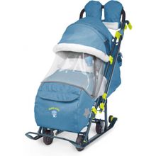 Ника Санки- коляска НИКА ДЕТЯМ 7-3 синий