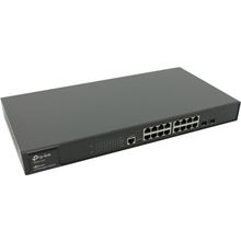 Коммутатор TP-LINK    T2600G-18TS    Управляемый коммутатор (16UTP 10   100   1000Mbps + 2SFP)