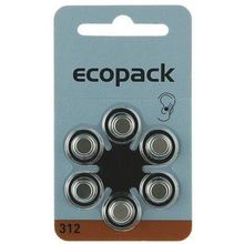 Батарейки для слуховых аппаратов Mini Ear 6 шт.