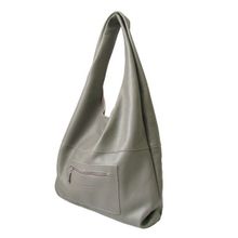 Studio KSK Мягкая сумка женская без подкладки 3156 серая
