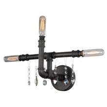 Бра декоративное LOFT коричневый хрусталь E14 3*40W 220V арт.LSP-9173