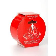 Красная лента для связывания Bondage Tape Red (67042)
