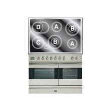 ILVE PDFE-100-MP Stainless-Steel