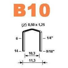 Скоба B10 10 galv, Omer (5   120 тыс.шт.)