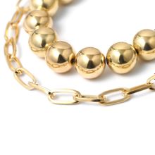 Многослойное колье под золото (арт. 83507-9)