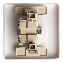 Розетка HIT, скрытый монтаж, со шторками, белый |  код. RS10-135-B |  Schneider Electric