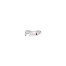 Сетевой фильтр Buro 5m с заземлением, белый