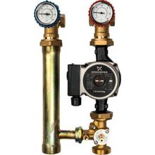 Насосная группа со смесителем 1" и насосом Grundfos UPSO 25-65 Stout, SDG-0003-002502