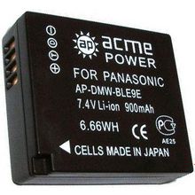 Аккумулятор AcmePower BLE-9E   BLE9E для Panasonic GF3