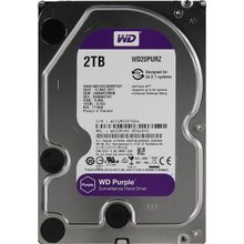 Жёсткий диск HDD 2 Tb SATA 6Gb   s Western Digital Purple    WD20PURZ    3.5" 5400rpm 64Mb