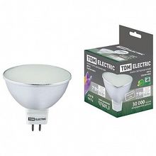 Лампа светодиодная MR16-7 Вт-220 В -4000 К–GU 5,3 SMD (с матовым стеклом) |  код. SQ0340-0063 |  TDM