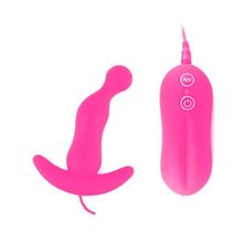 Розовый анальный стимулятор Balls Style Vibrating Anal Plug (28911)