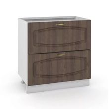 Моби Сильвия стол 800 2 ящика Орех Кантри ID - 310968