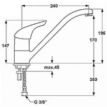 Смеситель Ideal Standard Ceraplan New B7612AA для кухонной мойки