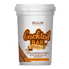Ollin Крем-кондиционер для волос Шоколадный коктейль объём и шелковистость Cocktail BAR, Ollin