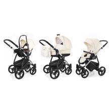 Коляска 3 в 1 Esspero Newborn Lux (шасси Chrome) - Cream