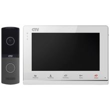 Ctv Комплект видеодомофона CTV CTV-DP2700IP NG Белый Черный Wi-Fi переадресация на смартфон