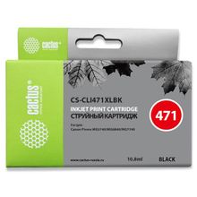 Картридж струйный Cactus CS-CLI471XLBK фото черный для Canon MG5740 MG6840 MG7740