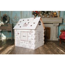 Картонный домик BIBALINA BBL003-001 Colouring play-house