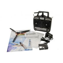 Радиоуправляемый самолет Art-tech Cessna Blue 182 400 Class с лыжами 2.4G - 2101Y