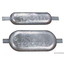 Osculati Oval anode w insert 300x80x40 mm, 43.907.07