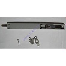 Шпингалет для алюминиевых дверей 220х22х8 мм. +ответная планка + 6 шурупов (Серебр. RAL 9006) 50 шт.