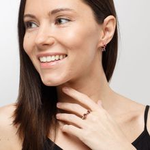 Серьги "Бантики", Юви Арт (арт. 68175-121651)