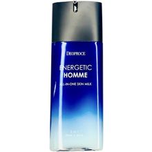 Deoproce Energetic Homme All in One Skin Milk 2 in 1 130 мл